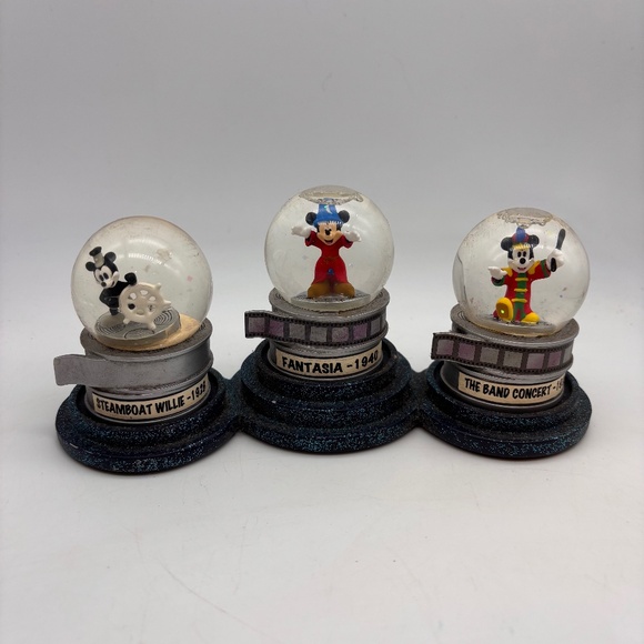 Disney Parks Mickey Mouse Throughout the Years Collectible Water Snow Globe - Picture 1 of 15